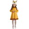 5 O'Reet Squirrel Chipmunk Girls size XS 2/4 Plush Costume Tailed Dress Headpiece 5 OReet